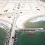Drone footage of East revetment started